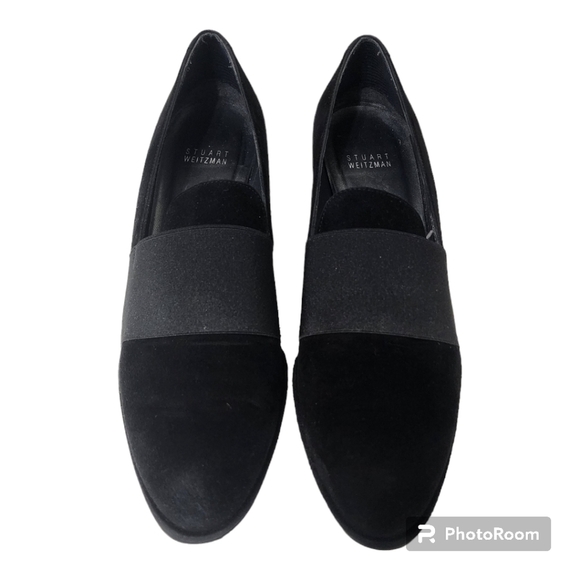 Stuart Weitzman Black Pumps Size 8.5 N - Picture 1 of 12